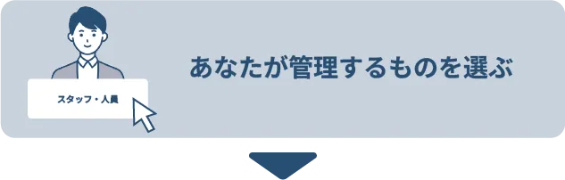 あなたが管理するものを選ぶ